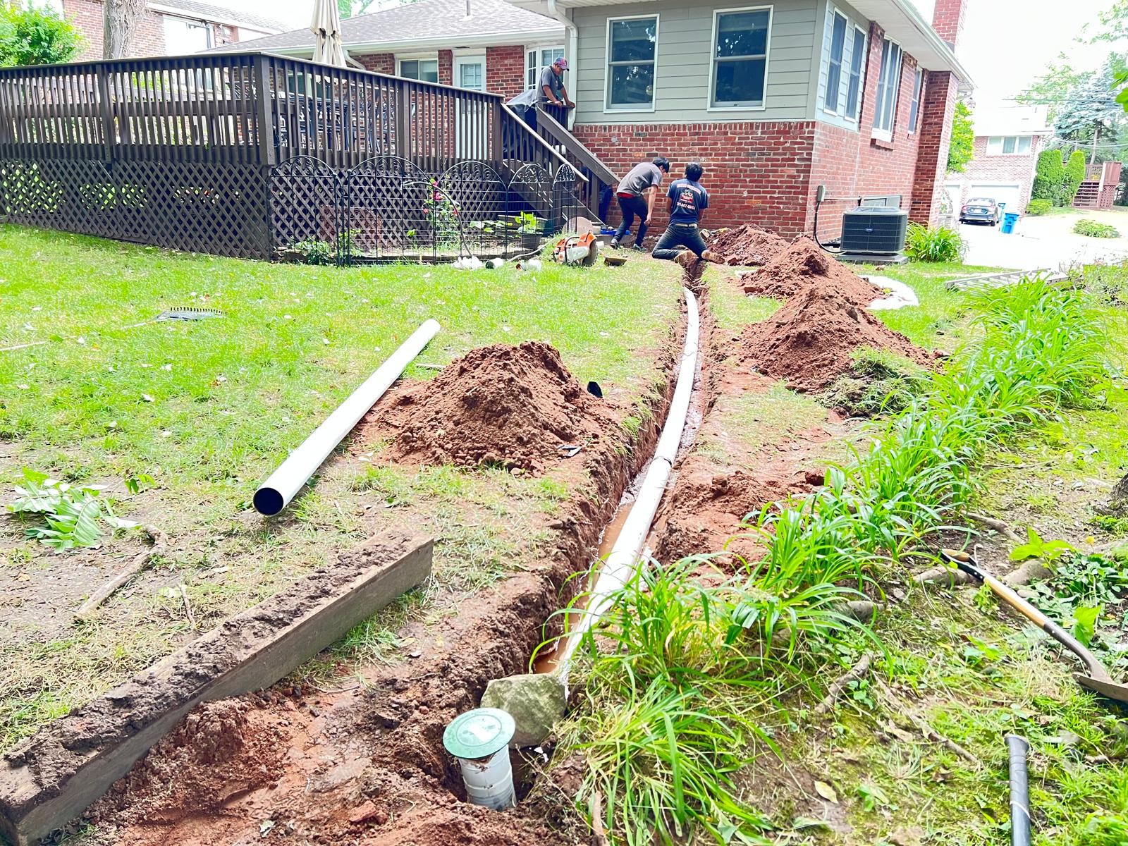 Underground Drain Installation & Repair in Palisades Park, NJ